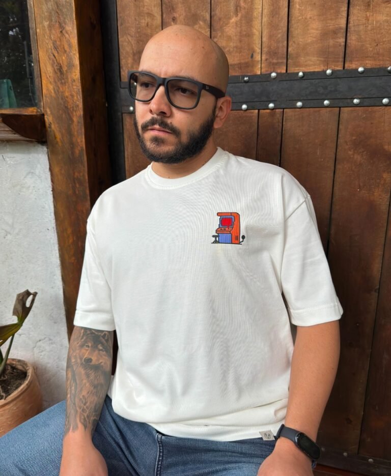 Camiseta Oversize Arcade Hombre - Home