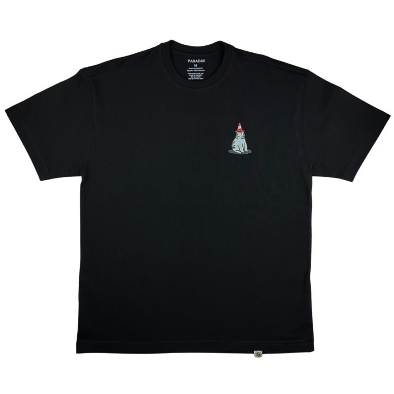 Camiseta Oversize Gato Cono Hombre