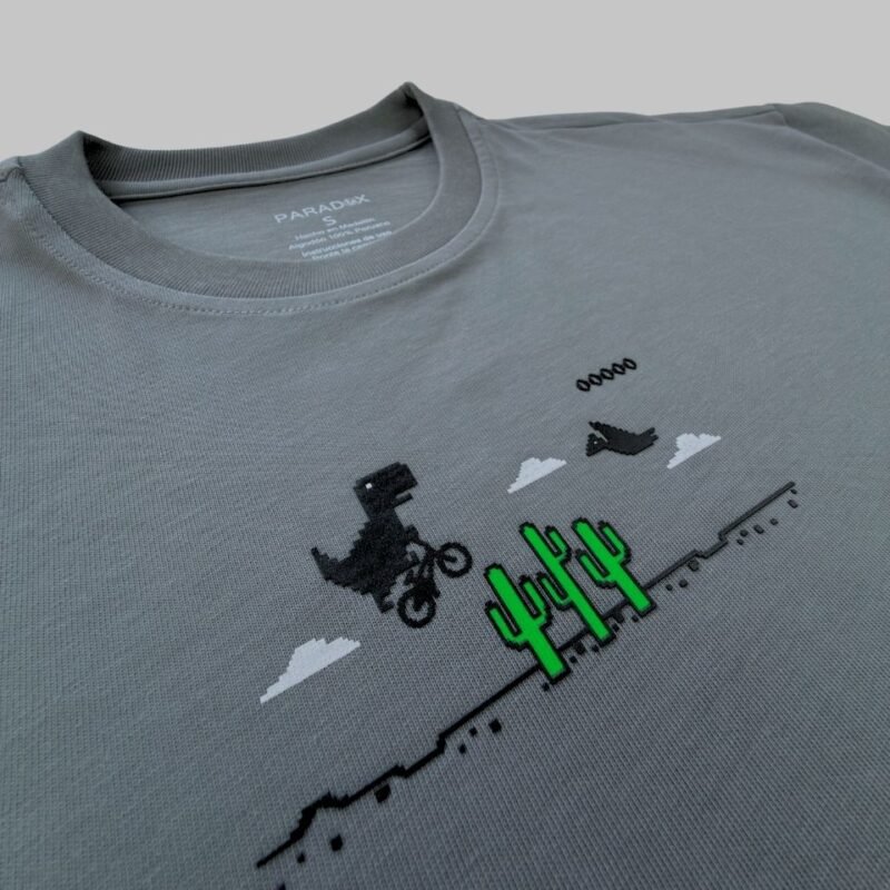 Camiseta Oversize Dino Hombre - Detalle