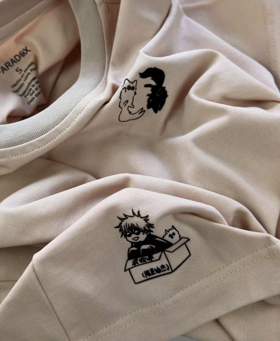 Camiseta Oversize Jujutsu Kaisen Hombre - Detalles