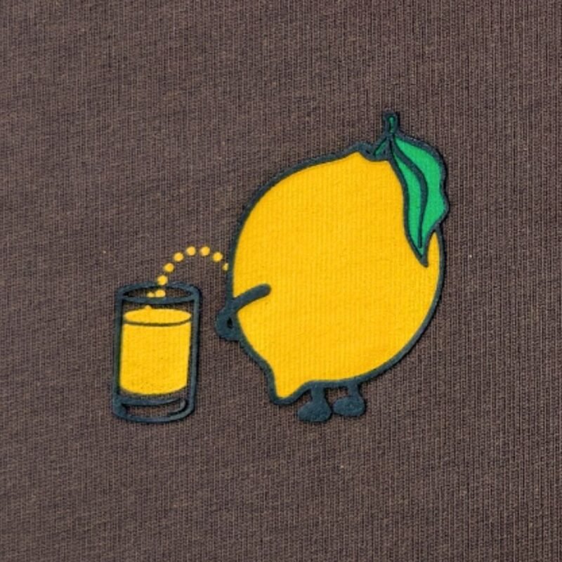Camiseta Oversize Limón Hombre – Detalle Camiseta Oversize Limón Hombre - Detalle