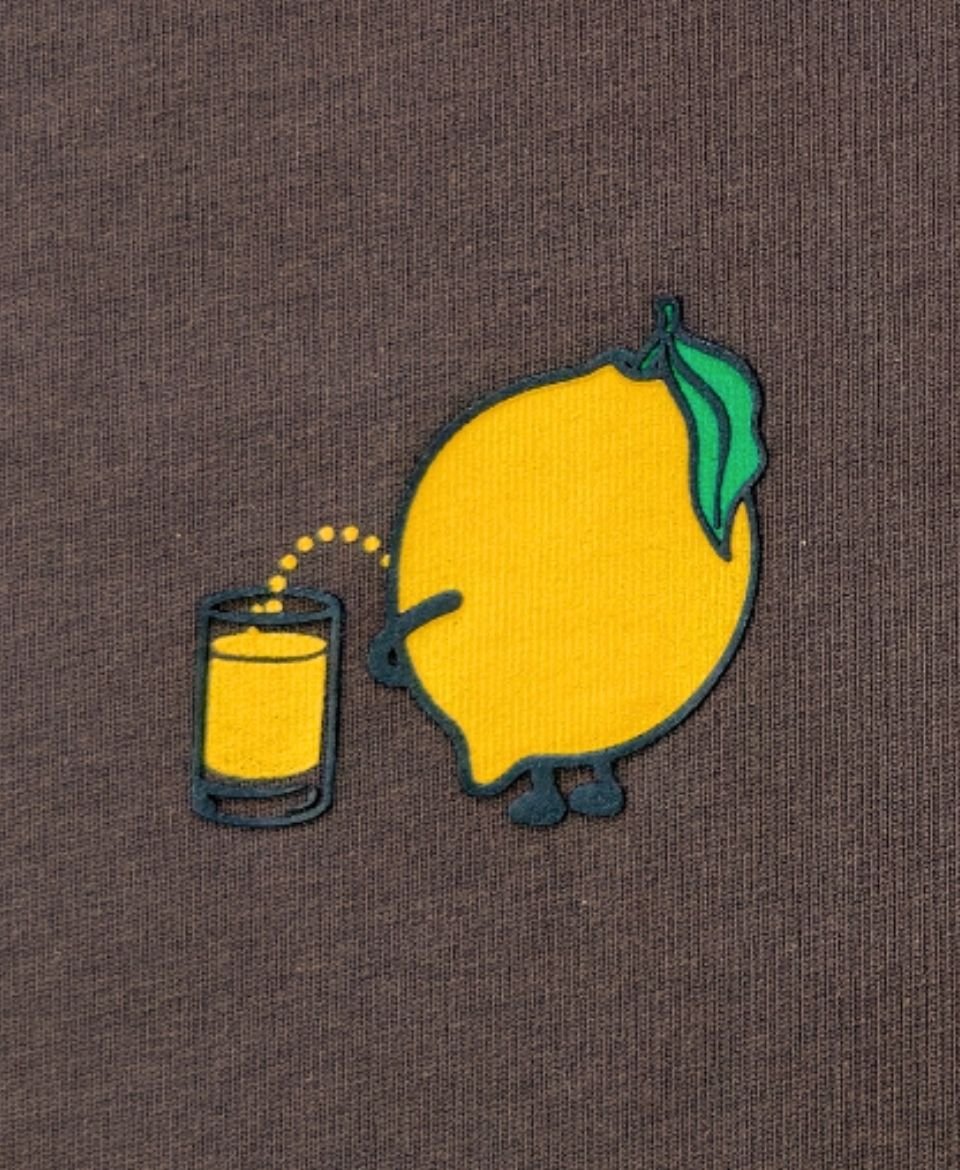 Camiseta Oversize Limón Hombre - Detalle
